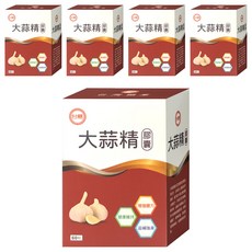 台糖 大蒜精膠囊 元氣體力up, 60顆, 5盒