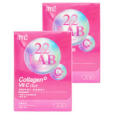m2 美度 輕次方 22LAB 超能膠原C粉 膠原蛋白 + 維生素C, 2.5g, 30包, 2盒