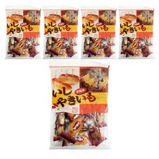 幸福堂 甘藷和果子, 日本原裝進口, 道地日式傳統點心, 香甜烤番薯風味, 155g, 5袋