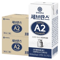 세브란스에이투 전용목장 단백우유, 180ml, 32개