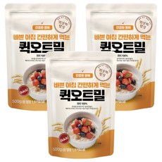 DGFARM 即食燕麥片, 500g, 3包