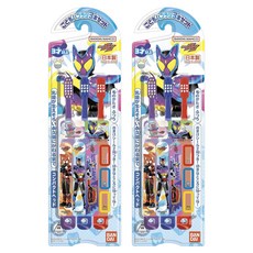 BANDAI 兒童牙刷 6.8 x 22.5 x 1.8cm 42g, 假面騎士 多色, 3支, 2組