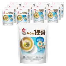 백설 멸치디포리 육수에는 1분링, 80g, 15개