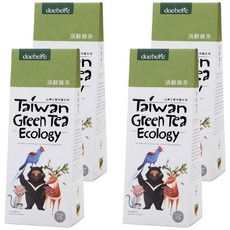 daebete 茶米茶 自然生態 清鮮台灣綠茶茶包 Set 3g/15入, 15包, 4盒