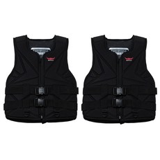 버팔로 더뉴 시그니처 구명조끼 2종 세트, 블랙