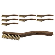 Kalt 強力去汙鋼刷, 棕色, 8個