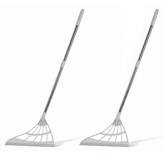 Essential Plus 長柄浴室地板除水器掃帚, 灰色, 2個