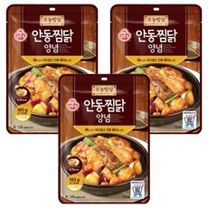 OTTOGI 不倒翁 安東燉雞調味醬料包, 3個, 180g