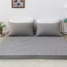 아망떼 코튼벨 순면 라텍스커버, 딥그레이