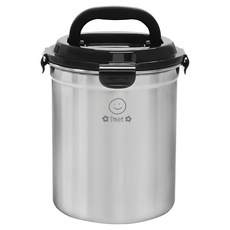 NATURE LIVING 304不鏽鋼廚餘桶, 灰色, 1個