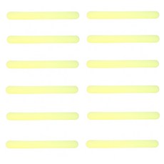 드림잇 미끄럼 방지 안전 막대형 방수 테이프, 야광, 12개