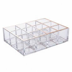 Moosy Life 目喜生活 口紅收納架 12格 台灣製, 玫瑰金, 1個