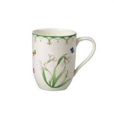빌레로이앤보흐 컬러풀스프링 손잡이 머그컵 250ml 11.5 x 8 cm, 혼합색상, 1개