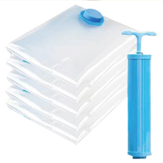 億琦國際 DRLife 8號透明真空收納袋, 120 x 100cm, 5個裝, 1袋