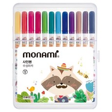 모니주 사인펜 12색, 남, 1개