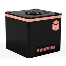 신미미 관상어 큐브박스 여과기 소 블랙 + 핑크, 1개