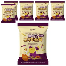비단식당 바삭한 믹스 고구마 스틱, 80g, 6개