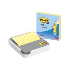 3M Post-it 利貼 時尚彈出式便條紙座 白色 + KR330 Post-it 便利貼 5入, 1個