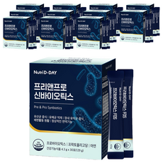 뉴트리디데이 프리앤프로 신바이오틱스, 129g, 12개