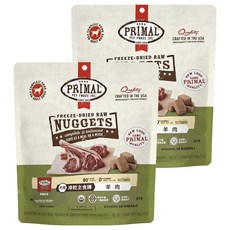 Primal Pet Foods 原獵生食 成犬用凍乾主食磚, 羊肉, 155g, 2包