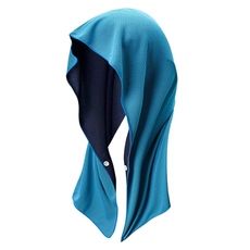 Plainhue 連帽速乾涼感毛巾, 天藍色, 1個