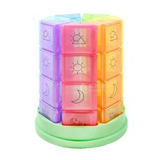 Fullicon 護立康 7日立式圓形保健盒 MB024, 1個