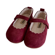 balsori 女童刷絨瑪莉珍平底鞋