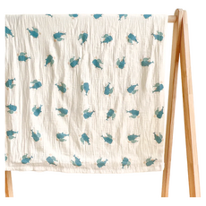 Doris.Ann 朵麗絲.安 四層紗透氣童毯 純棉, 鯨魚