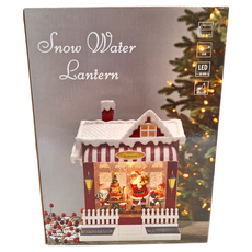 聖誕工坊 USB+音樂 雪景水燈, 不適用