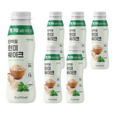 비단식당 한끼식사 단백질 현미쉐이크, 50g, 6개