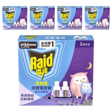 Raid 雷達 佳兒護液體電蚊香補充瓶 薰衣草 2瓶, 90ml, 5盒