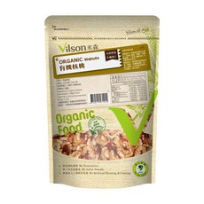 Vilson 米森 有機核桃 無添加防腐劑、人工香料及色素 未經烘焙, 200g, 1包