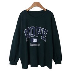 린다샵 여성용 리러로 라운드넥 빈티지 프린팅 오버핏 맨투맨 cpt15539k47