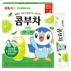 담터 포켓몬 콤부차 라임, 5g, 30개입, 1개