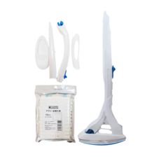 KINBATA 可溶解拋棄式馬桶刷，附贈16入刷頭+2個掛鉤, 1組