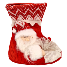 聖誕樹枝襪 聖誕襪-老公公, 27 x 18cm, 1個