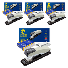 Peace Tools 釘書機 35 + 33號補充釘書針 2入組, 米色, 4套