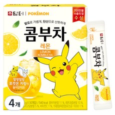 담터 포켓몬 콤부차 레몬, 5g, 30개입, 4개
