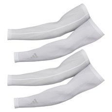 adidas 愛迪達 加壓護臂套, 白色, 2個