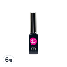위드젤 네일 파츠젤 10ml, 투명, 6개