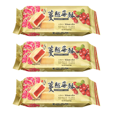 長松食品 蔓越莓酥 台灣好味 好口感 精心調製高品質, 175g, 3包