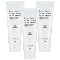 Beauty recipe 白雪公主多效亮白泡沫洗面乳, 180g, 3個
