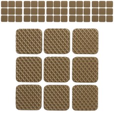 All Day Lab 防滑防噪音EVA方形保護貼, 54個, 棕色(中)