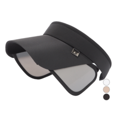 LECAF 女性滑動遮陽帽 LE4C108BLK, 黑色