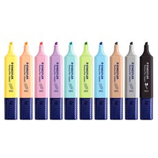 STAEDTLER 彩色螢光筆 10款組, 1套