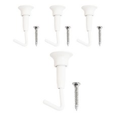 천장 훅, 화이트, 4개