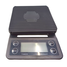 LifeHouse 手沖咖啡電子秤 0.5g ±0.1, 46-055-BK, 黑色, 3kg