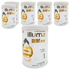 illuma 啟賦 水解嬰兒配方 0~12個月, 800g, 1罐, 6罐