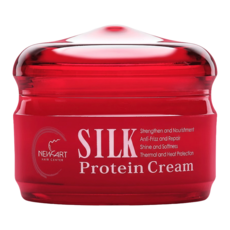 NEWART 新技 Silk Protein Cream 強韌滋養 抗毛躁修復 光澤柔順 熱損傷防護, 75ml, 1罐, 紅寶石