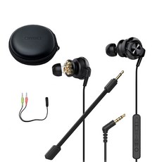 DRGO 三單元電競耳機, DRGO-EP01, 黑色